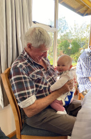 Isla with grandfather