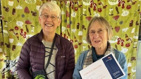 Two volunteers with 20 years’ shared experience win Northern region award