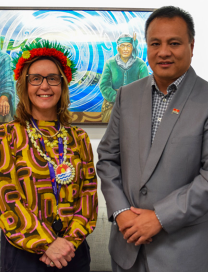 Fiona Kingsford and Dr Tinte Itinteang