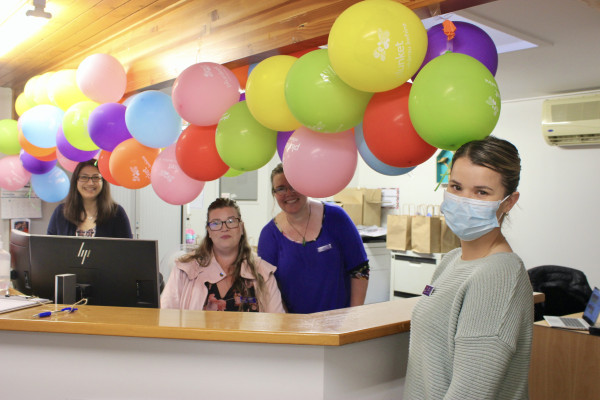 Staff photo (left to right): Bhavi Thanki, Stephanie Fowlie, Cheryl Phillips and Leesa Knight