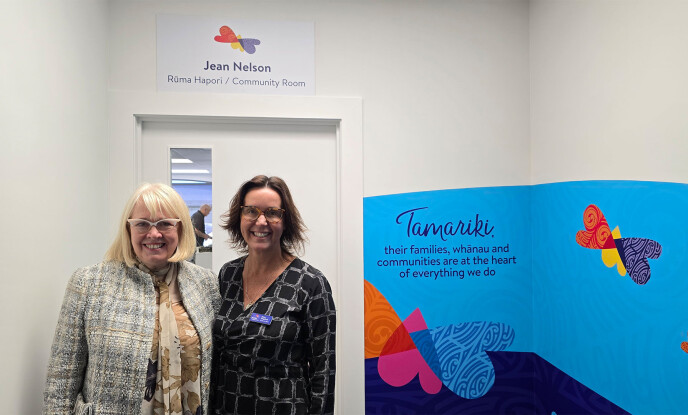 Dunedin hub opening Heather Hayden and Fiona Kingsford