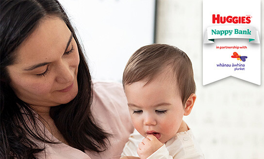 Huggies image and logo LOCKUP