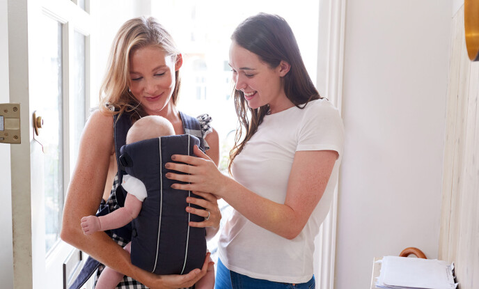 Safe babywearing Envato stock image