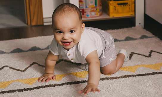 plunket development milestones baby crawling