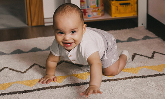 plunket development milestones baby crawling
